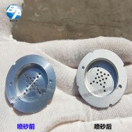 精密五金件喷砂 