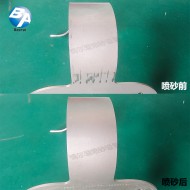 不锈钢件喷砂 