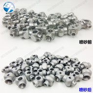 发动机配件喷砂 