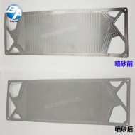 铝件水喷砂 