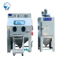 1200TD标准密闭干式喷砂机带台车转盘