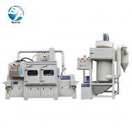 提升输送式自动喷砂机（带湿式集尘机） 