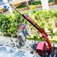 防爆提升输送式喷砂机 