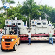 防爆提升输送式喷砂机 