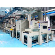 防爆旋风输送式喷砂机 