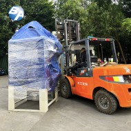 全自动旋风输送式喷砂机配湿式集尘机