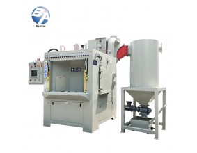 防爆全自动回转转盘式喷砂机（带无焰泄爆阀 二次分离桶） 