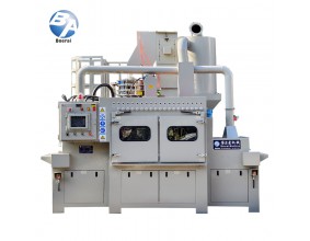 输送式自动喷砂机（自带振动筛） 