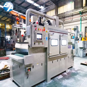 客户案例——防爆提升输送式喷砂机